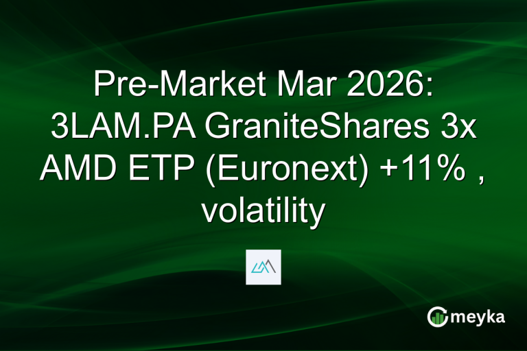 Pre-Market Mar 2026: 3LAM.PA GraniteShares 3x AMD ETP (Euronext) +11% , volatility