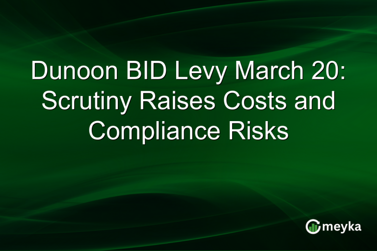 Dunoon BID Levy March 20: Scrutiny Raises Costs and Compliance Risks