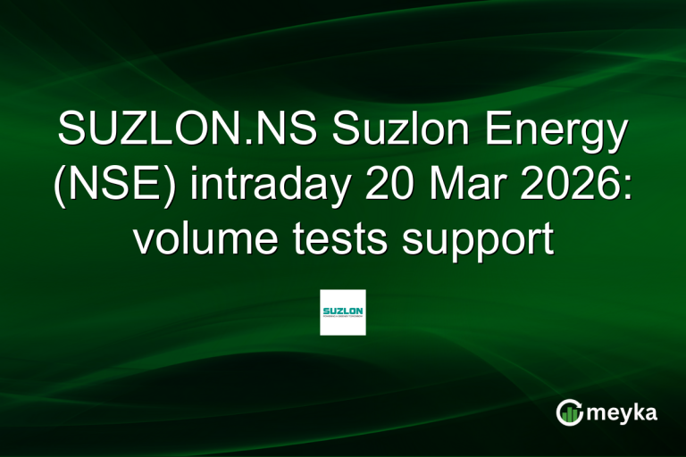 SUZLON.NS Suzlon Energy (NSE) intraday 20 Mar 2026: volume tests support
