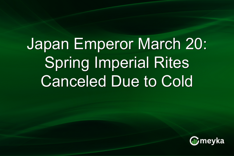 Japan Emperor March 20: Spring Imperial Rites Canceled Due to Cold