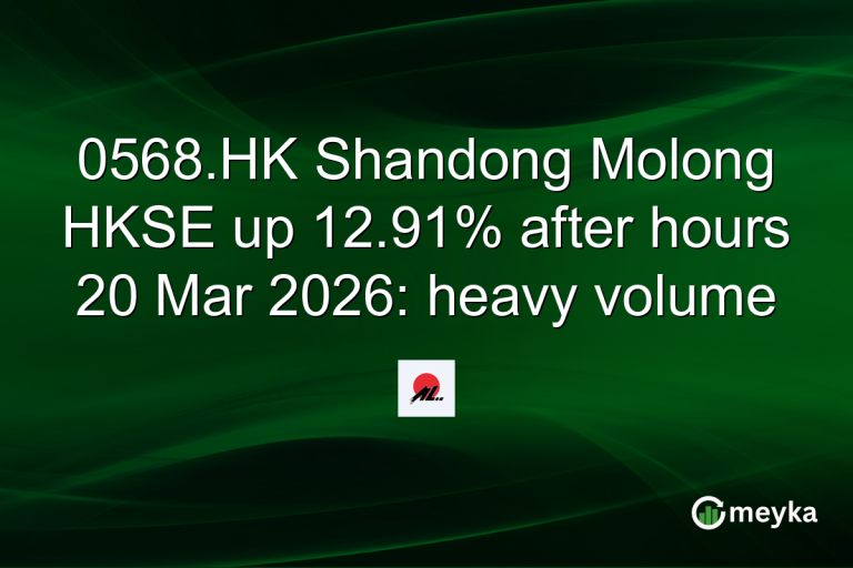 0568.HK Shandong Molong HKSE up 12.91% after hours 20 Mar 2026: heavy volume