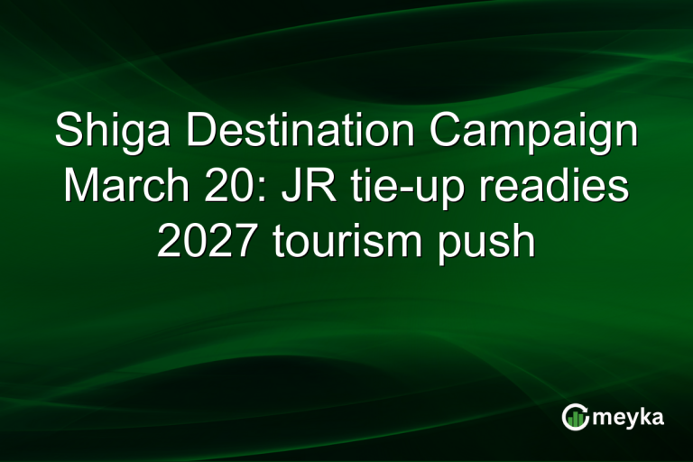 Shiga Destination Campaign March 20: JR tie-up readies 2027 tourism push