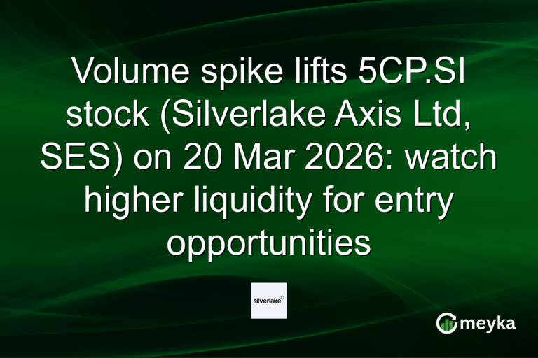 Volume spike lifts 5CP.SI stock (Silverlake Axis Ltd, SES) on 20 Mar 2026: watch higher liquidity for entry opportunities