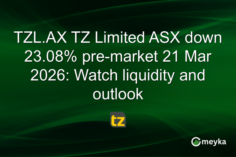 TZL.AX TZ Limited ASX down 23.08% pre-market 21 Mar 2026: Watch liquidity and outlook