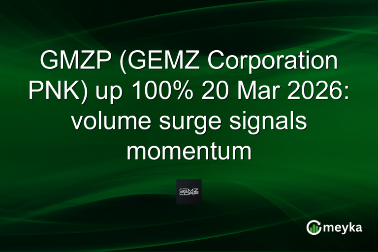 GMZP (GEMZ Corporation PNK) up 100% 20 Mar 2026: volume surge signals momentum