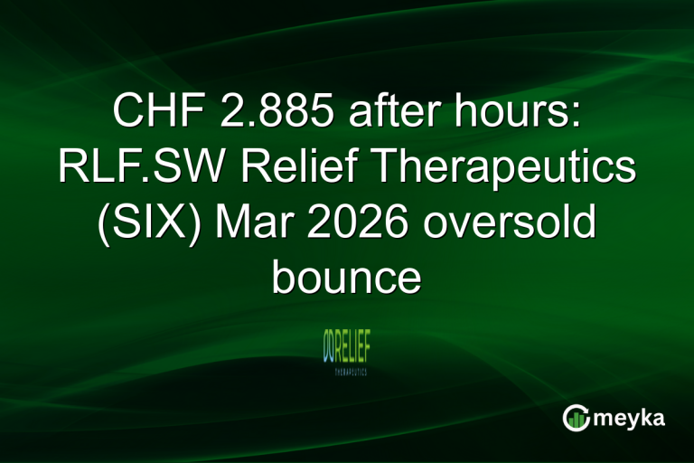 CHF 2.885 after hours: RLF.SW Relief Therapeutics (SIX) Mar 2026 oversold bounce