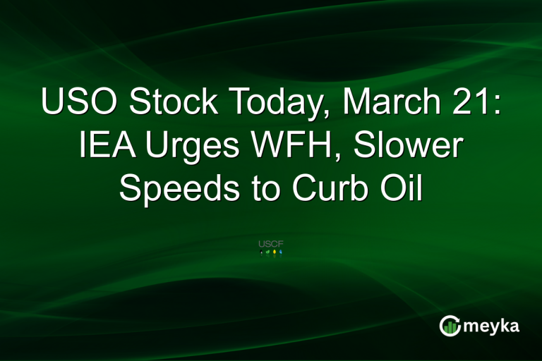 USO Stock Today, March 21: IEA Urges WFH, Slower Speeds to Curb Oil