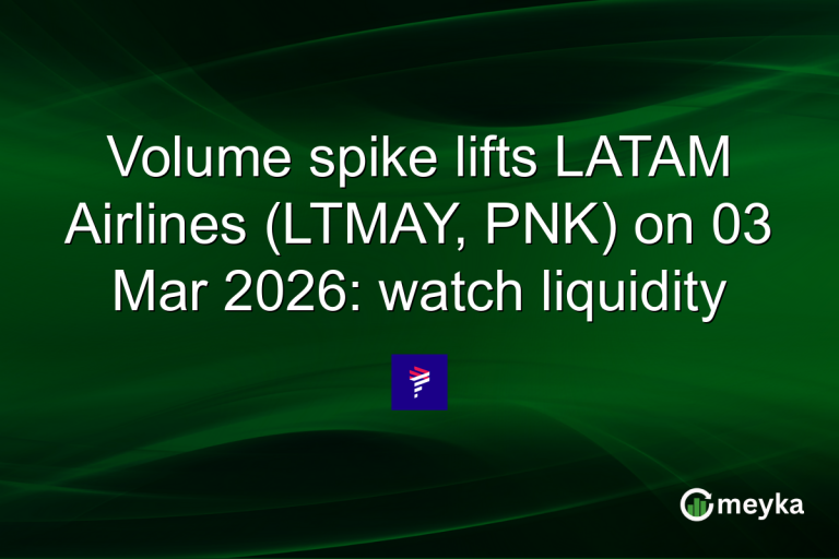 Volume spike lifts LATAM Airlines (LTMAY, PNK) on 03 Mar 2026: watch liquidity