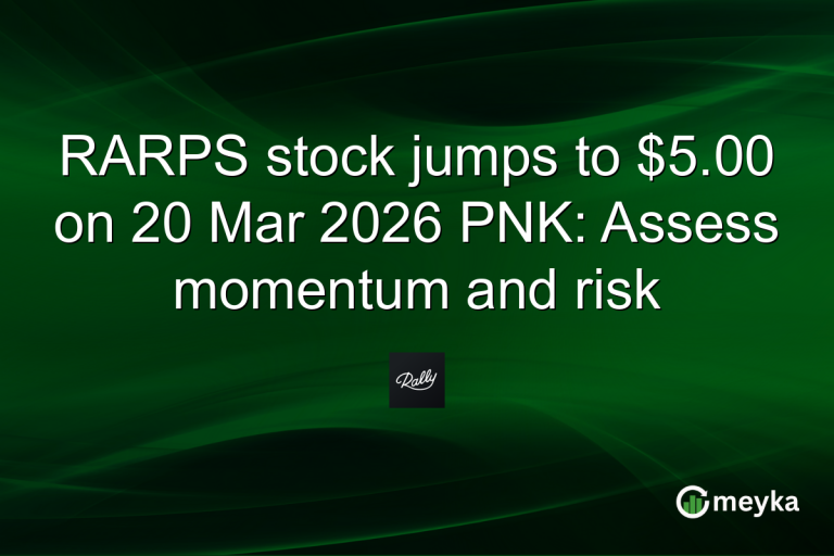 RARPS stock jumps to $5.00 on 20 Mar 2026 PNK: Assess momentum and risk