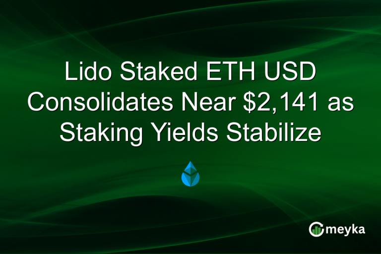 Lido Staked ETH USD Consolidates Near $2,141 as Staking Yields Stabilize