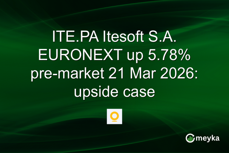 ITE.PA Itesoft S.A. EURONEXT up 5.78% pre-market 21 Mar 2026: upside case