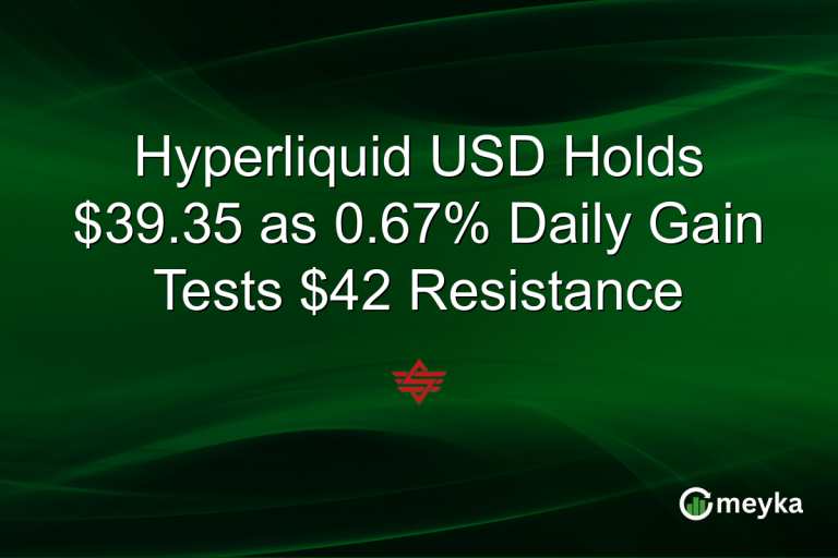Hyperliquid USD Holds $39.35 as 0.67% Daily Gain Tests $42 Resistance