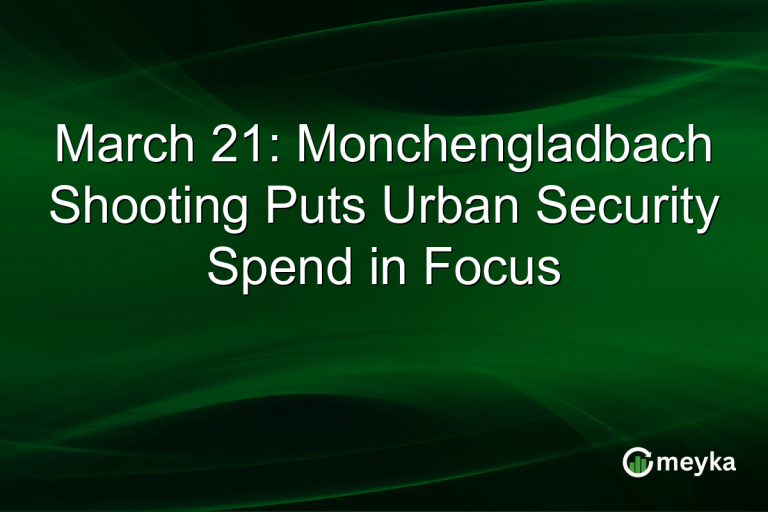 March 21: Monchengladbach Shooting Puts Urban Security Spend in Focus