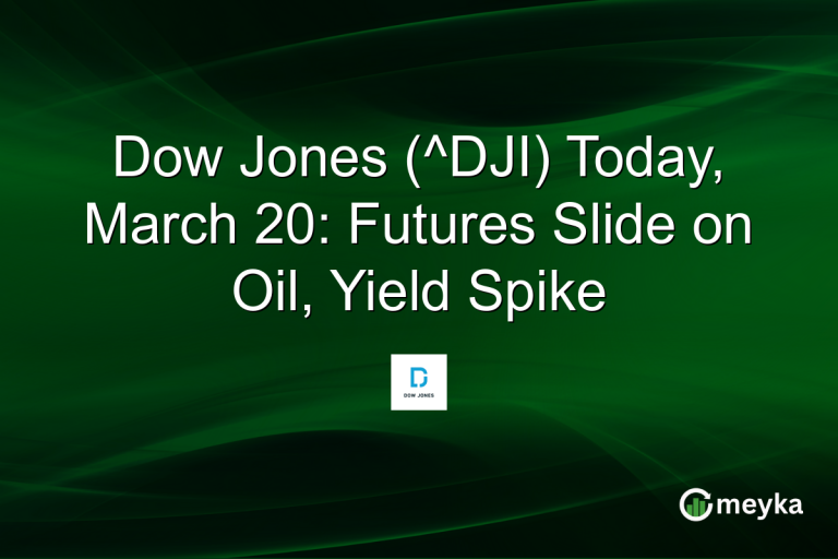 Dow Jones (^DJI) Today, March 20: Futures Slide on Oil, Yield Spike