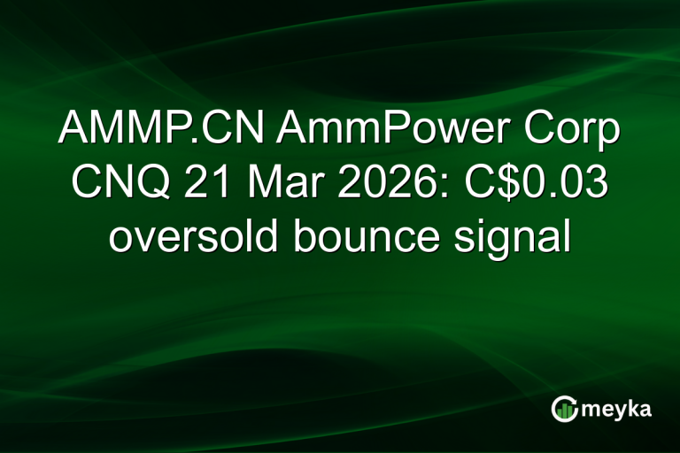 AMMP.CN AmmPower Corp CNQ 21 Mar 2026: C$0.03 oversold bounce signal