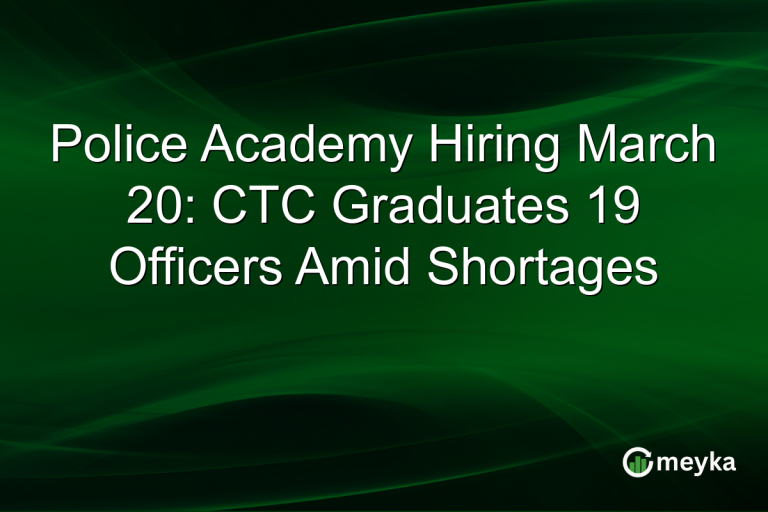 Police Academy Hiring March 20: CTC Graduates 19 Officers Amid Shortages