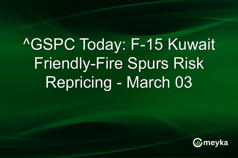 ^GSPC Today: F-15 Kuwait Friendly-Fire Spurs Risk Repricing - March 03