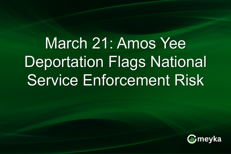March 21: Amos Yee Deportation Flags National Service Enforcement Risk