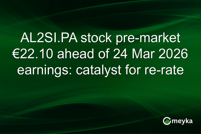 AL2SI.PA stock pre-market €22.10 ahead of 24 Mar 2026 earnings: catalyst for re-rate