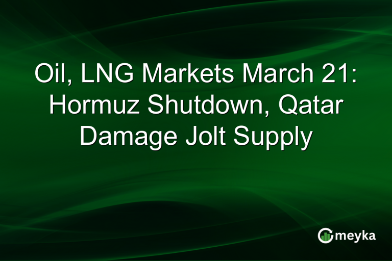 Oil, LNG Markets March 21: Hormuz Shutdown, Qatar Damage Jolt Supply
