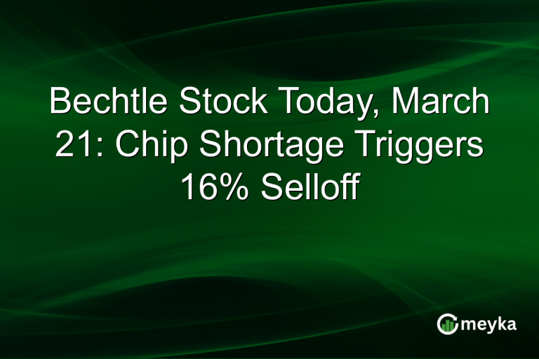 Bechtle Stock Today, March 21: Chip Shortage Triggers 16% Selloff
