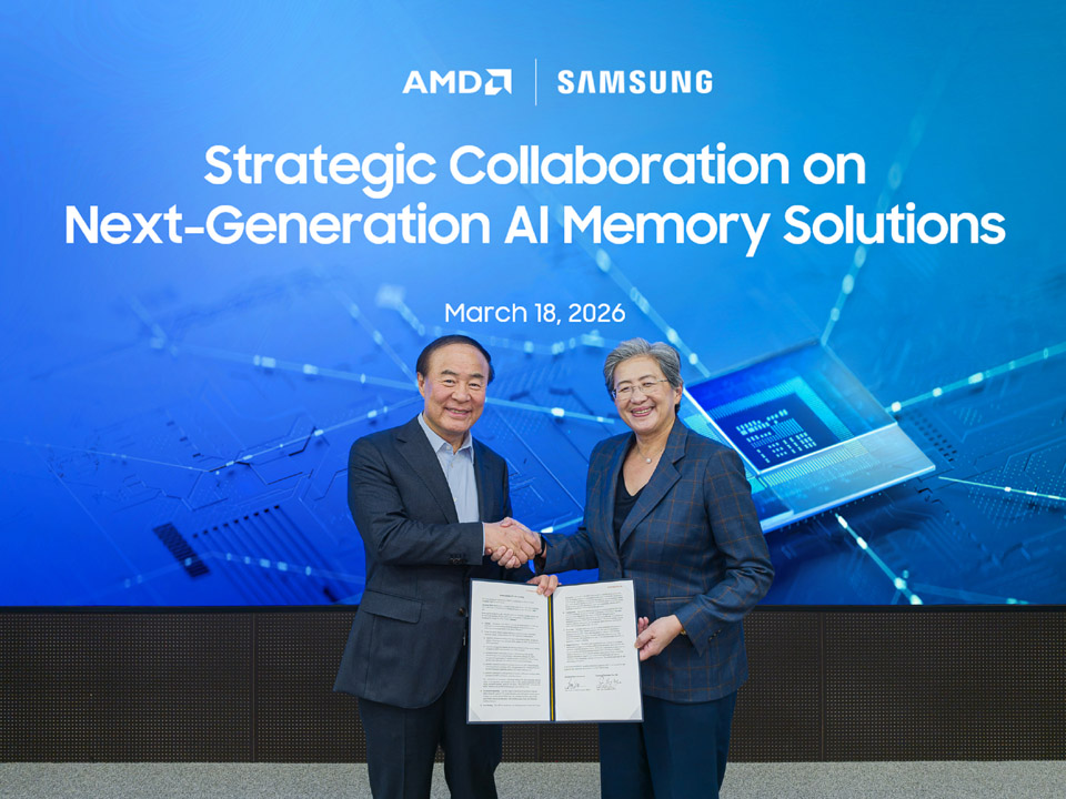 Korea IT Time Source: Samsung Electronics, AMD Expand AI Partnership on HBM4 Memory, March 31, 2026