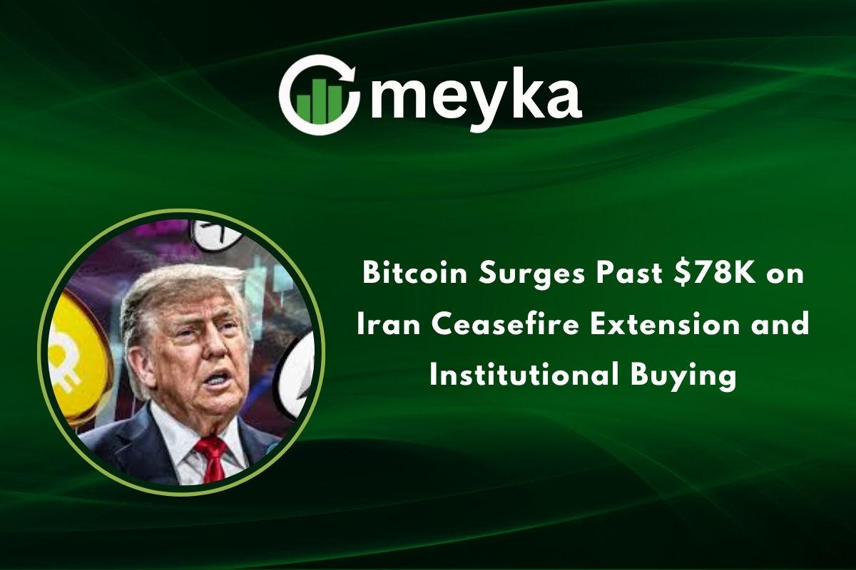 Bitcoin Surges Past $78K on Iran Ceasefire Extension and Institutional Buying