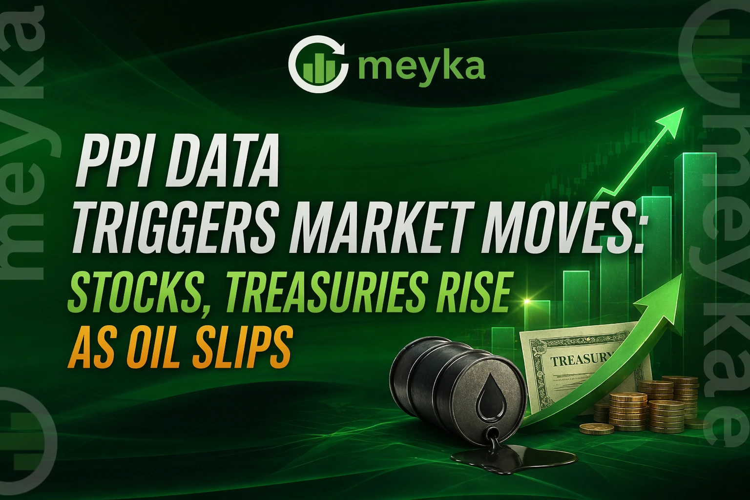 PPI Data Triggers Market Moves: Stocks, Treasuries Rise as Oil Slips