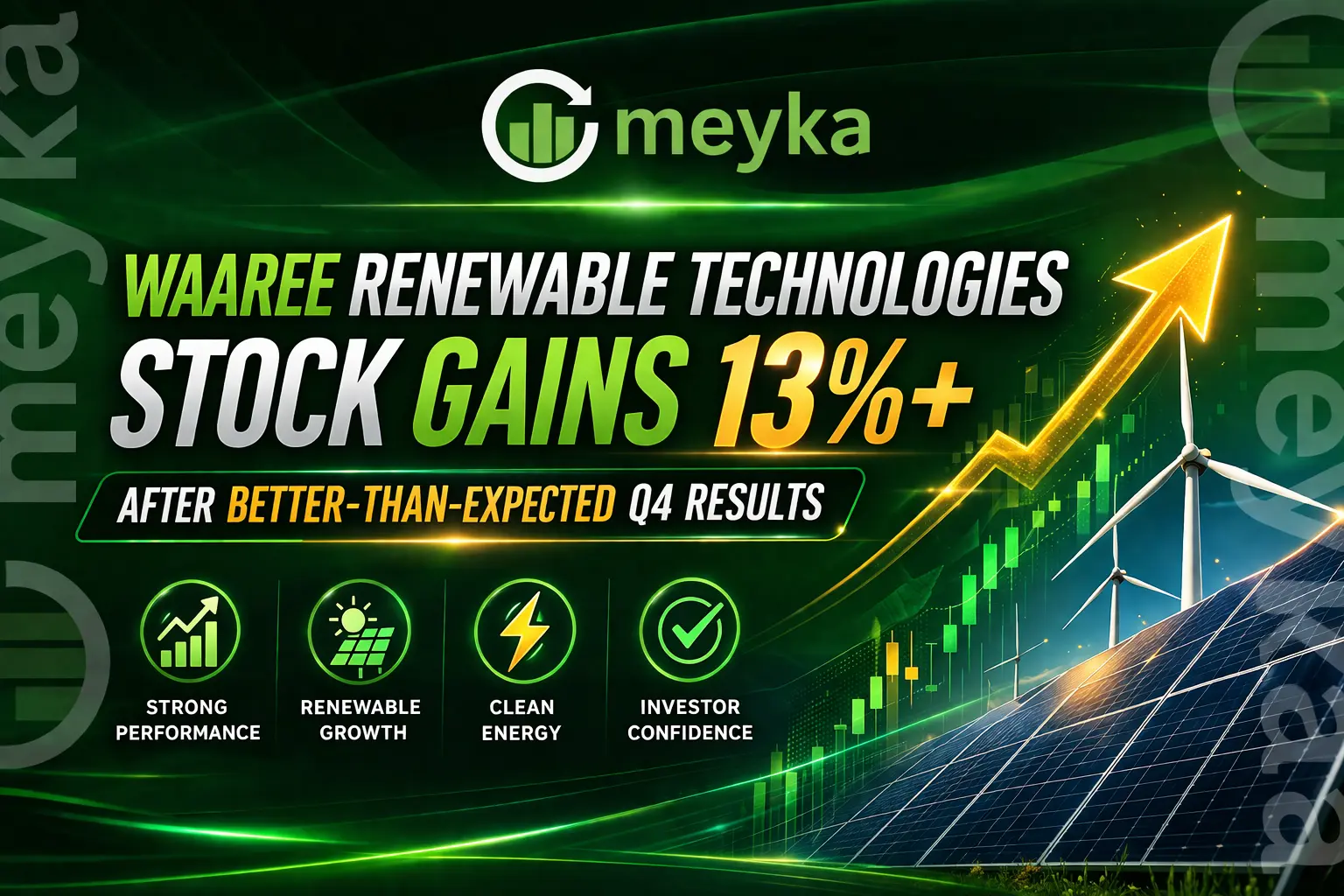 Waaree Renewable Technologies Stock Gains 13%+ After Better-Than-Expected Q4