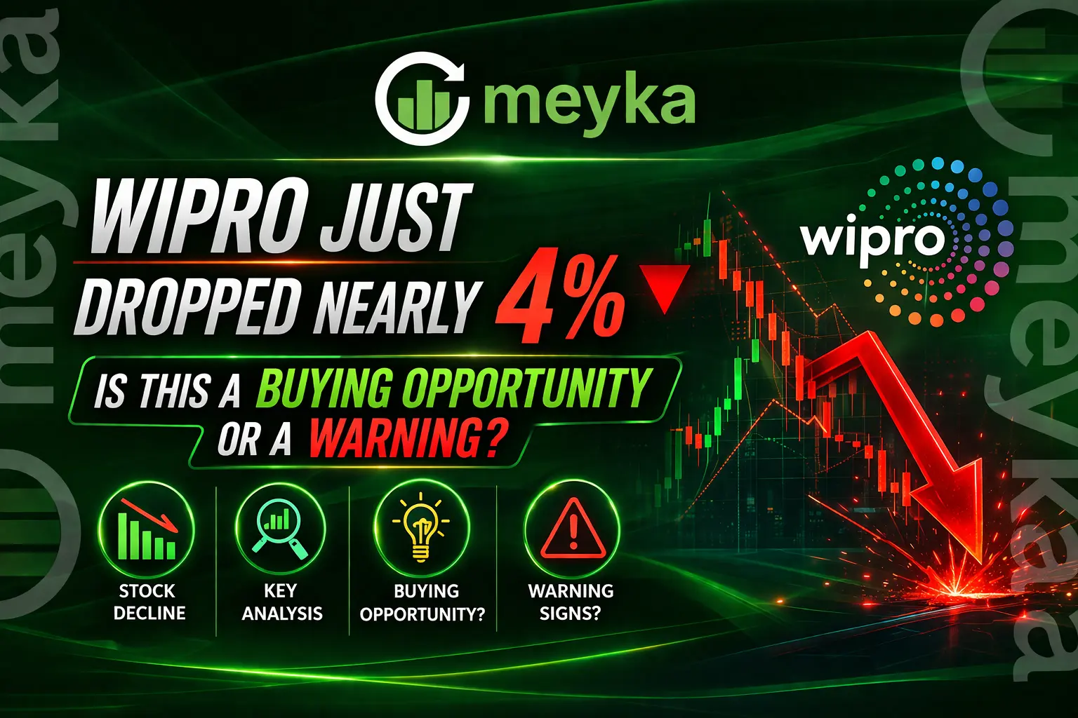Wipro Just Dropped Nearly 4% – Is This a Buying Opportunity or a Warning? 