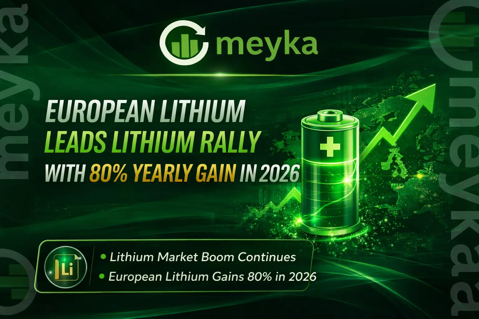 European Lithium (ASX: EUR) Leads Lithium Rally With 80% Yearly Gain in 2026