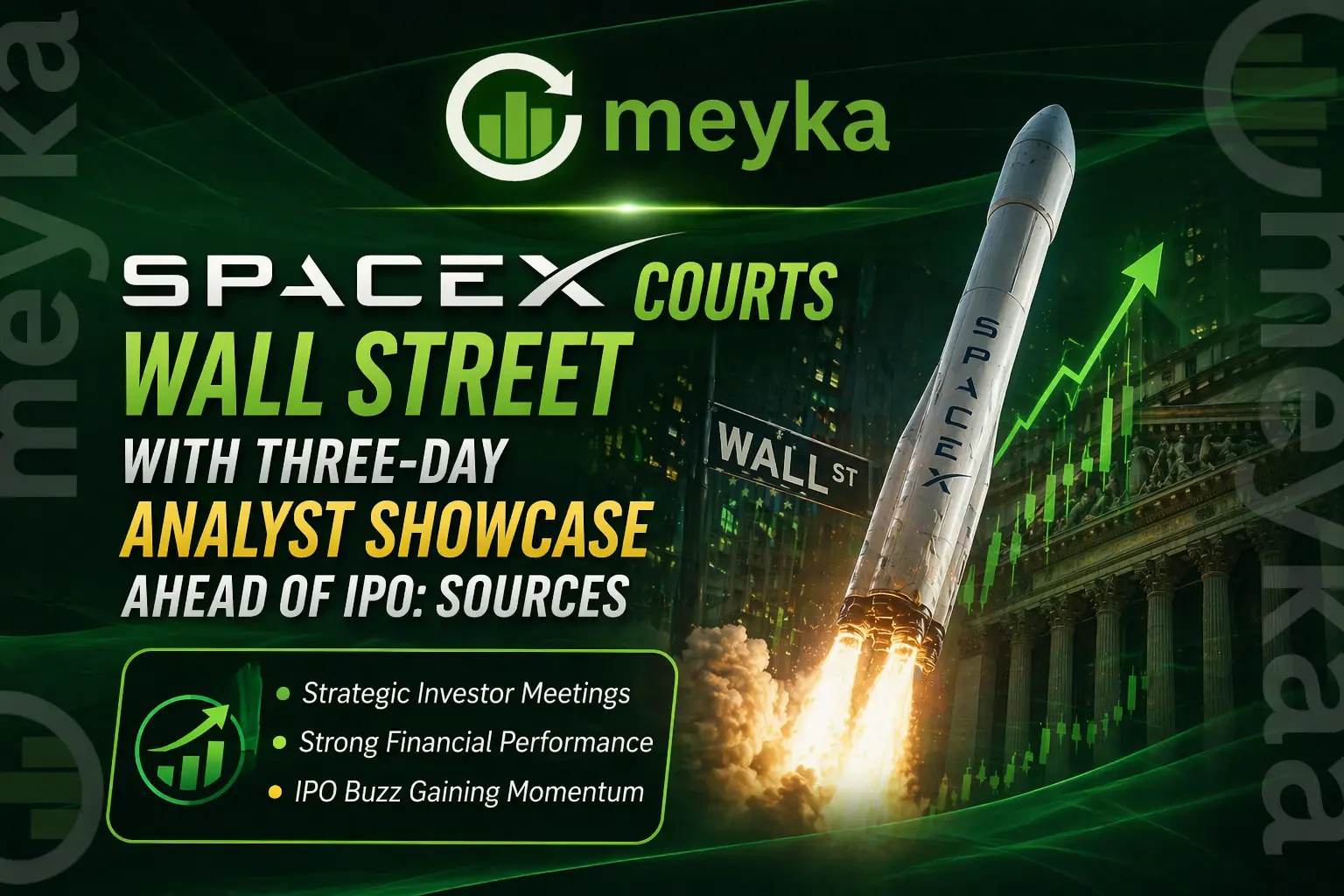 SpaceX courts Wall Street with three-day analyst showcase ahead of IPO: sources