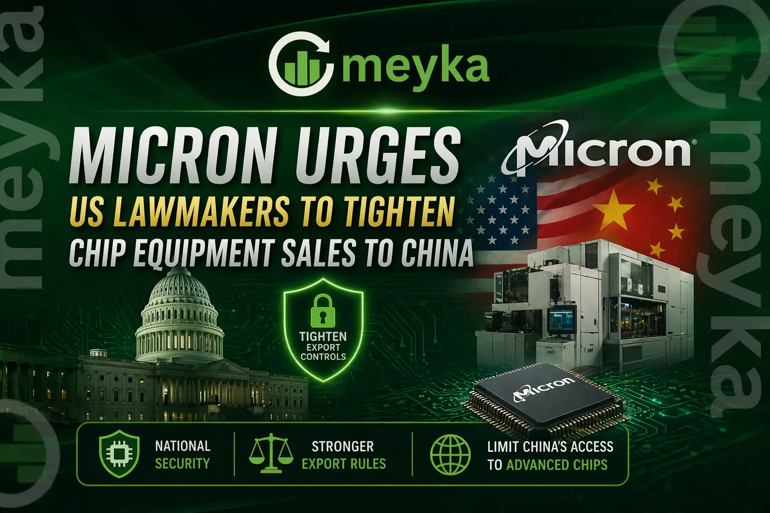 Micron Urges US Lawmakers to Tighten Chip Equipment Sales to China