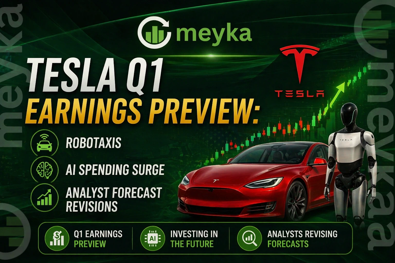 Tesla Q1 Earnings Preview: Robotaxis, AI Spending Surge, and Analyst Forecast Revisions