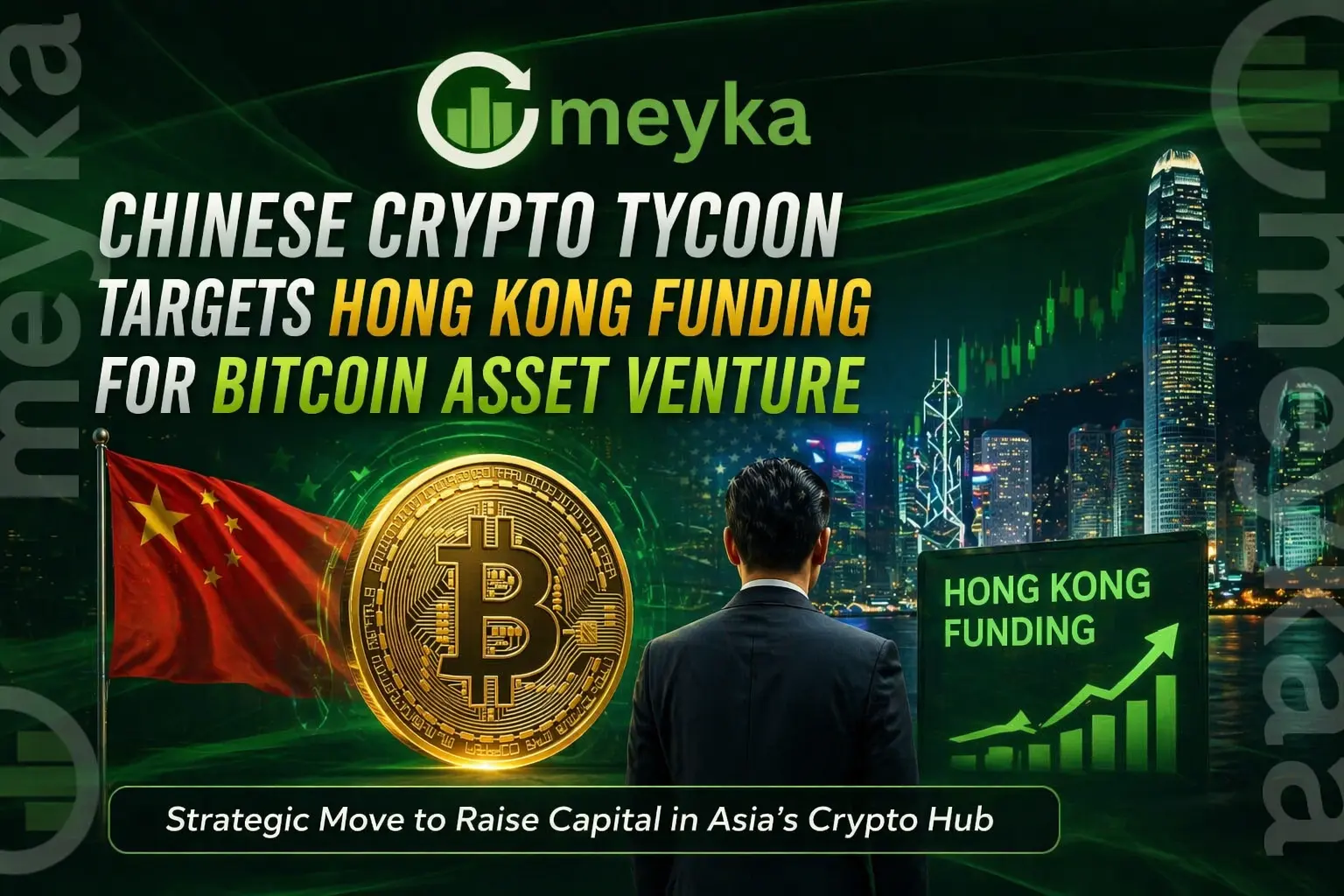 Chinese Crypto Tycoon Targets Hong Kong Funding for Bitcoin Asset Venture