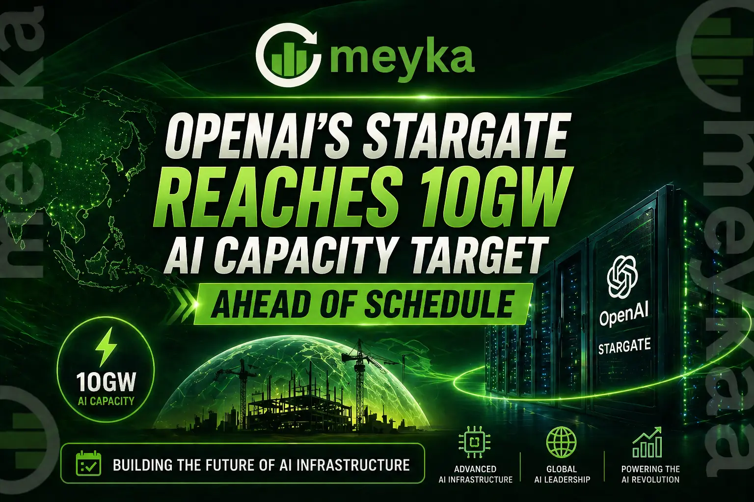 OpenAI’s Stargate Reaches 10GW AI Capacity Target Ahead of Schedule