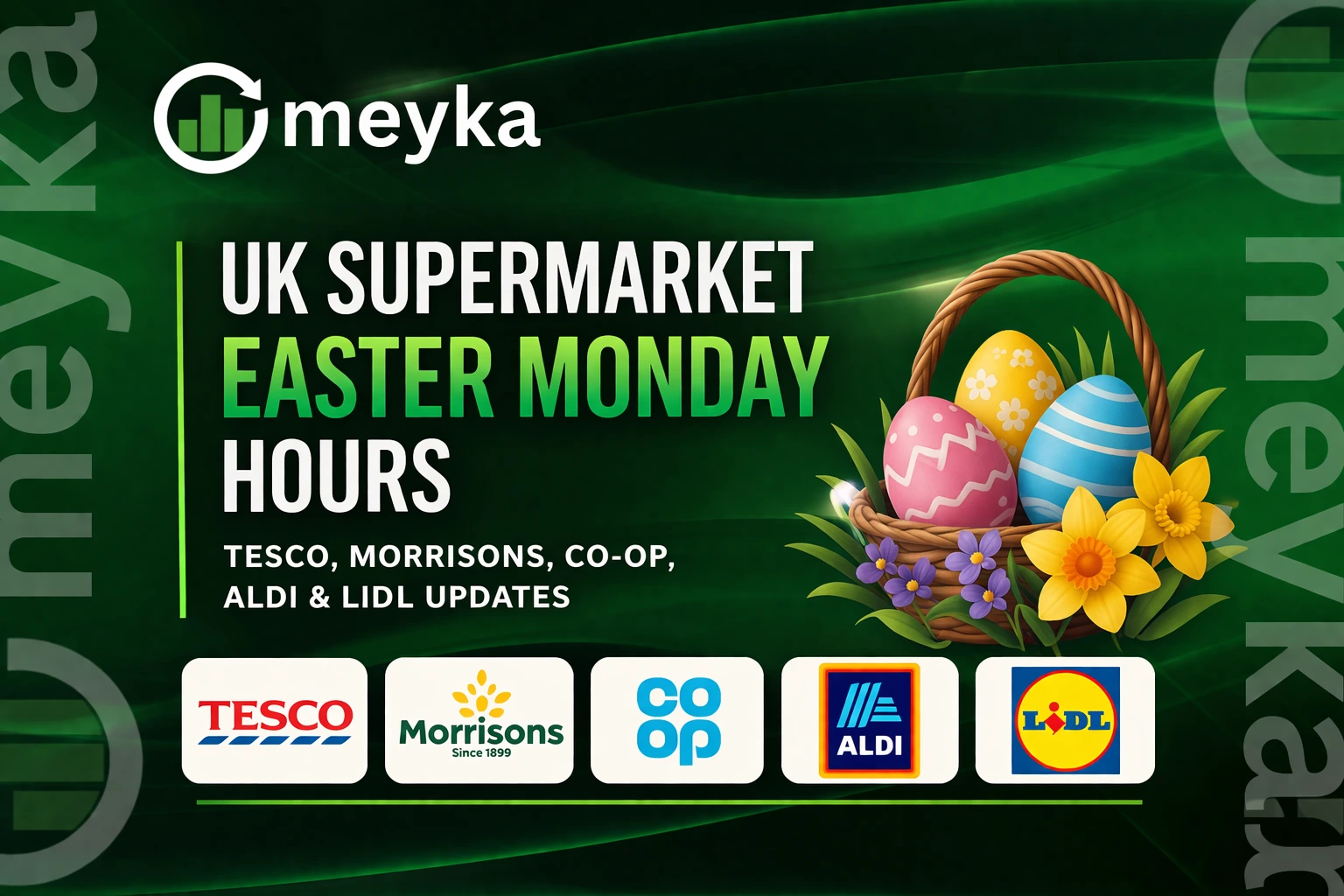 UK Supermarket Easter Monday Hours: Tesco, Morrisons, Co-op, Aldi & Lidl Updates
