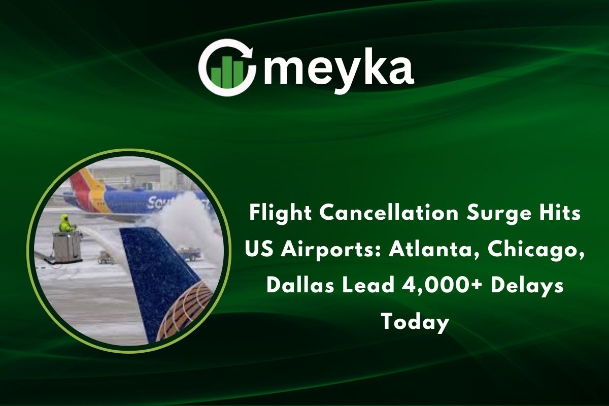 Flight Cancellation Surge Hits US Airports: Atlanta, Chicago, Dallas Lead 4,000+ Delays Today
