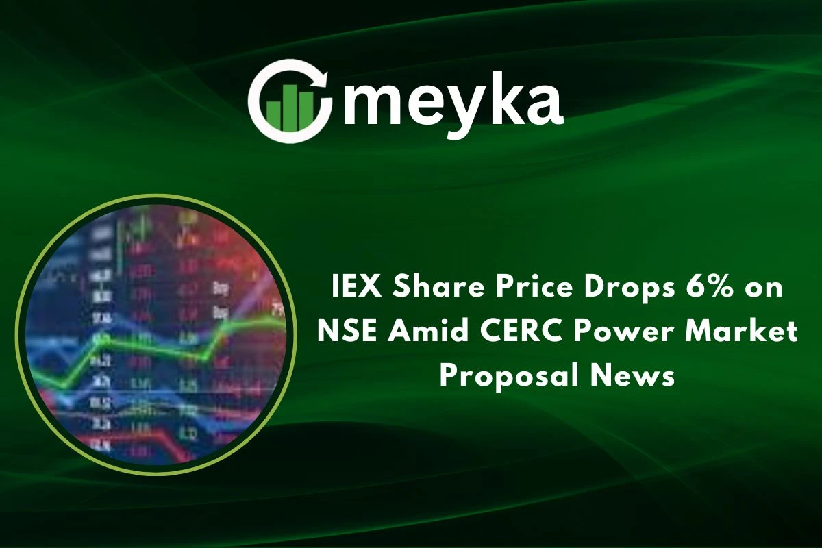 IEX Share Price Drops 6% on NSE Amid CERC Power Market Proposal News