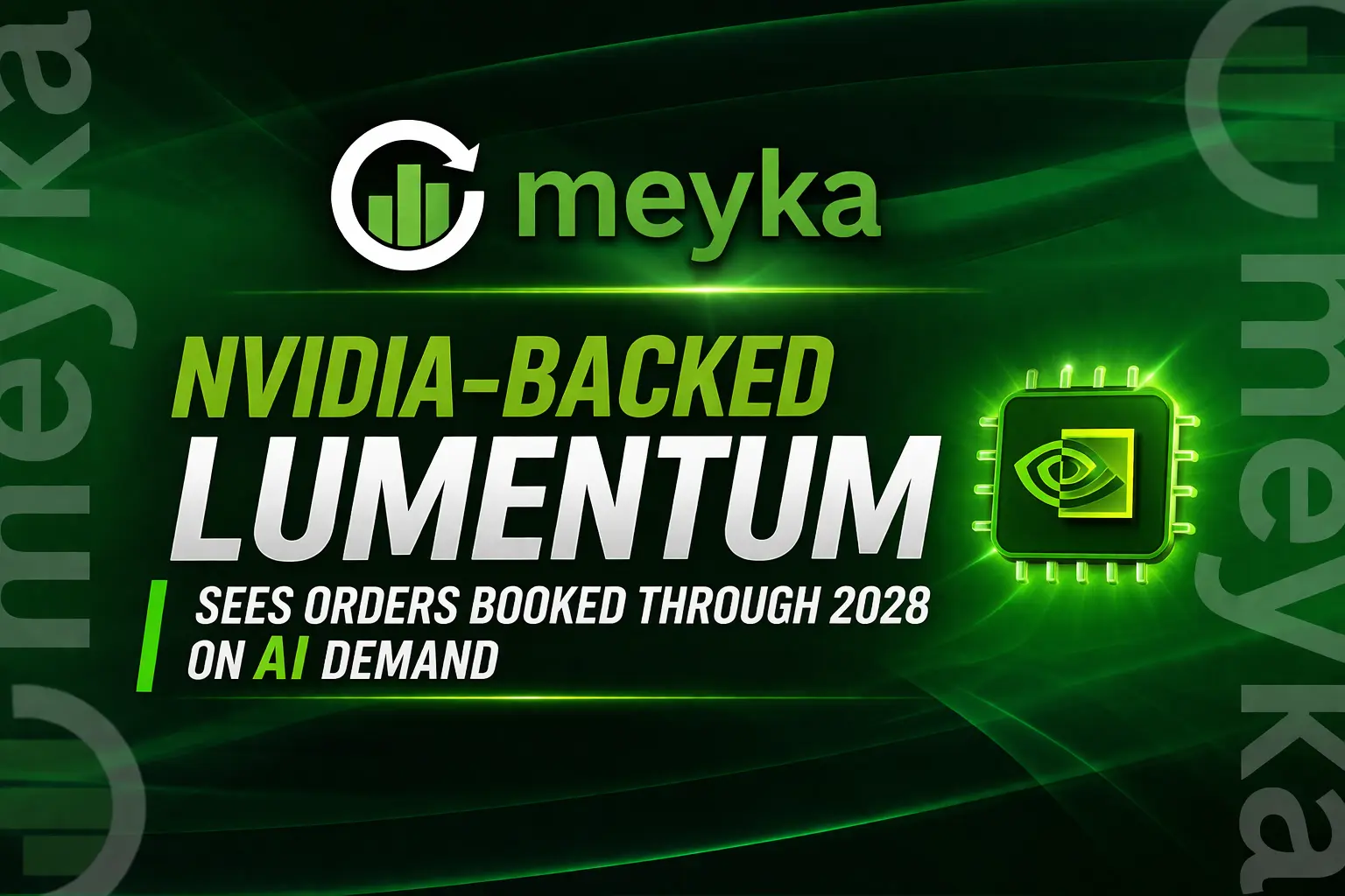 Nvidia-Backed Lumentum Sees Orders Booked Through 2028 on AI Demand