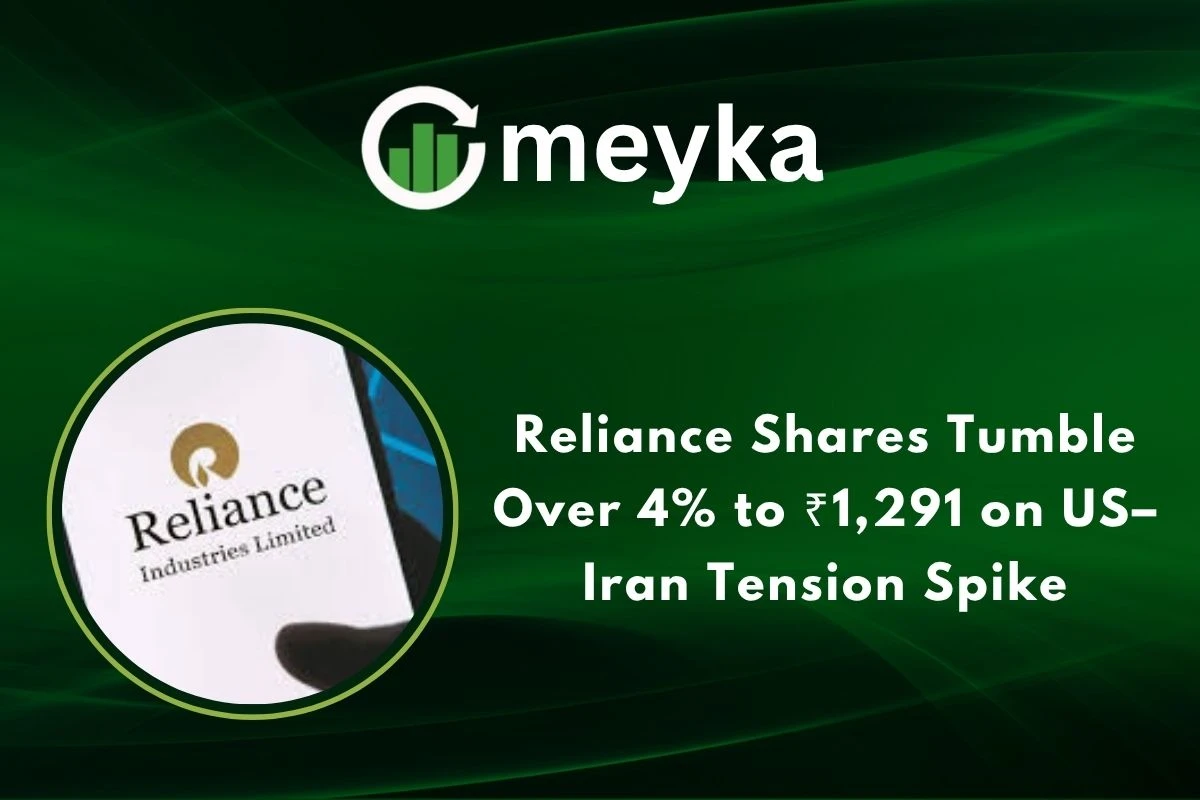 Reliance Shares Tumble Over 4% to ₹1,291 on US–Iran Tension Spike