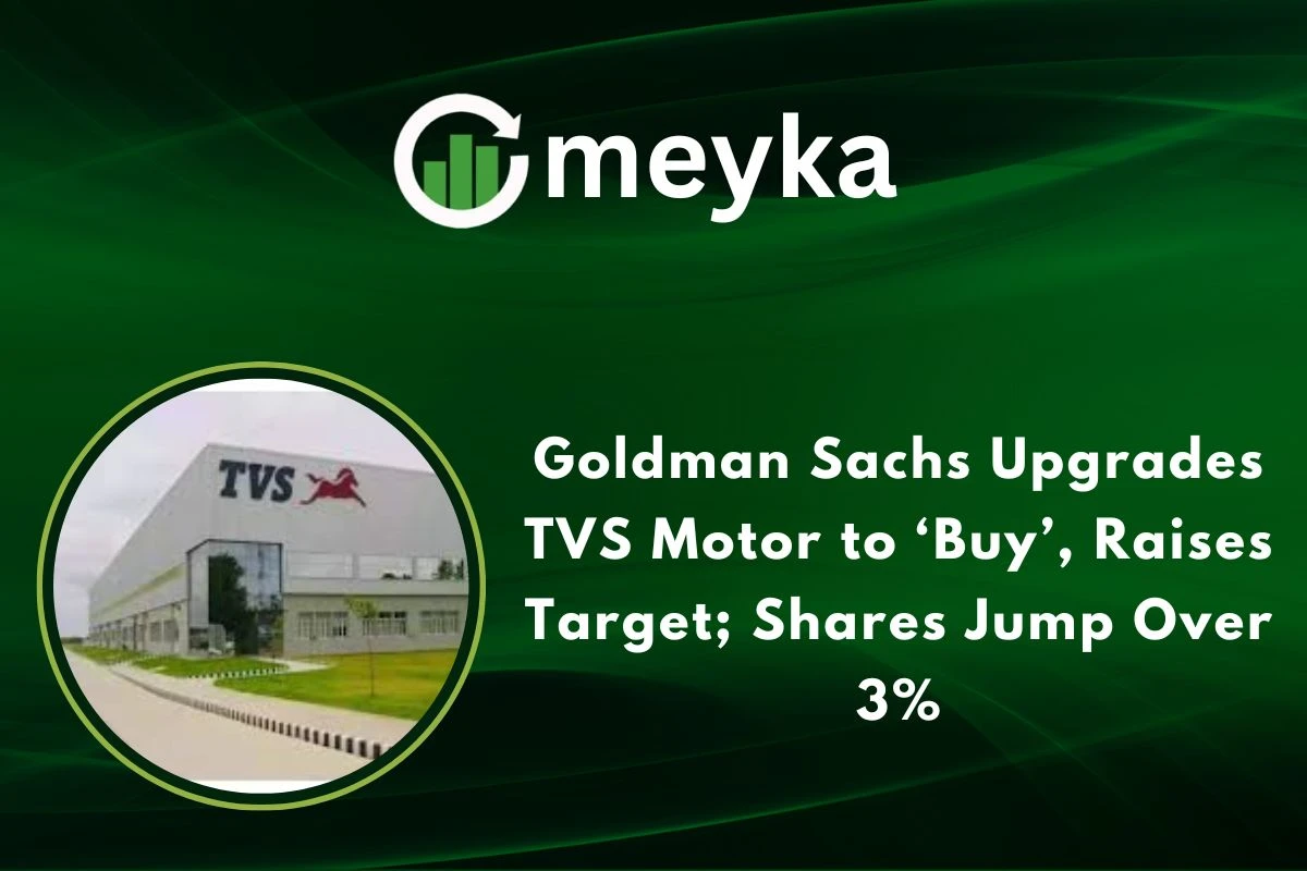 Goldman Sachs Upgrades TVS Motor to ‘Buy’, Raises Target; Shares Jump Over 3%