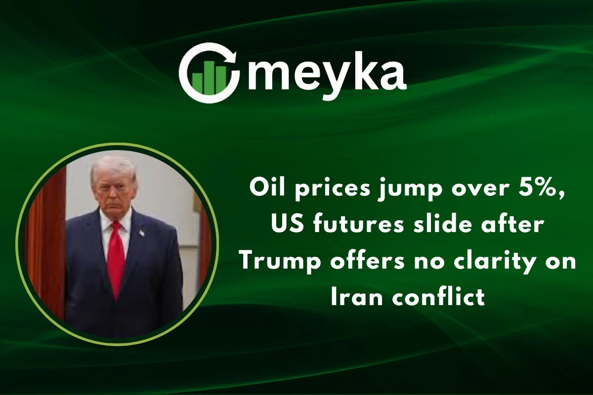 Oil prices jump over 5%, US futures slide after Trump offers no clarity on Iran conflict