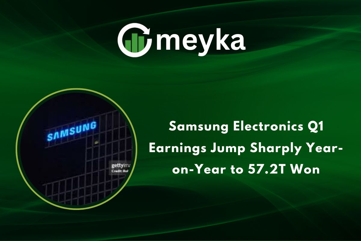 Samsung Electronics Q1 Earnings Jump Sharply Year on Year to 57.2T Won