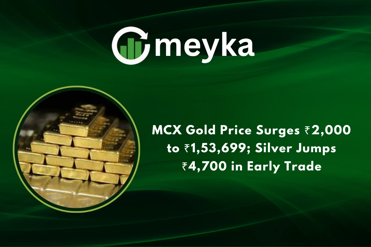 MCX Gold Price Surges ₹2,000 to ₹1,53,699; Silver Jumps ₹4,700 in Early Trade