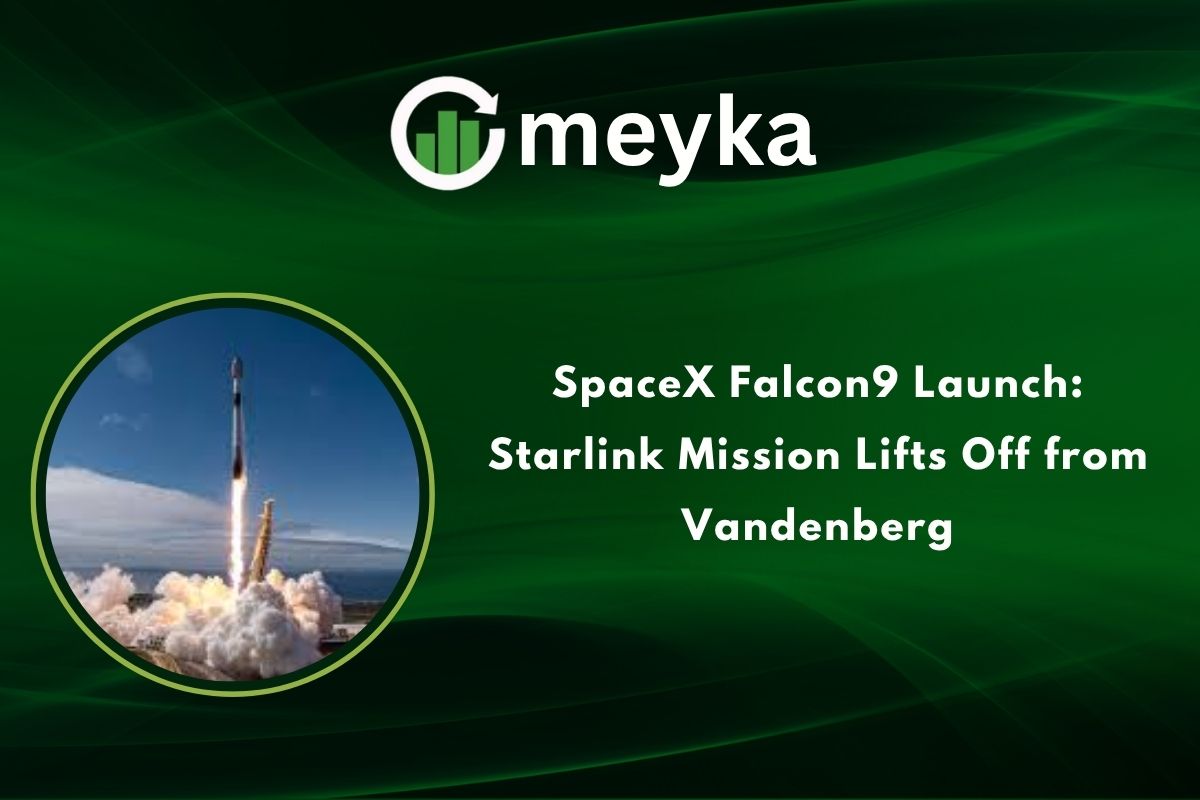 SpaceX Falcon 9 Launch: Starlink Mission Lifts Off from Vandenberg