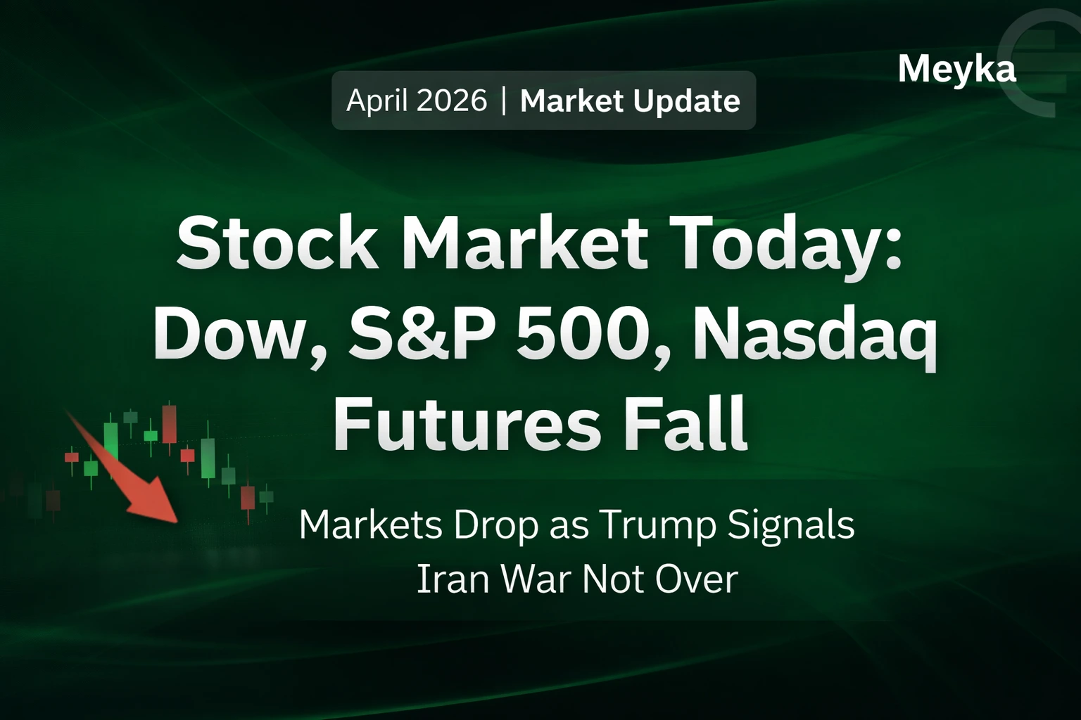 Stock market today: Dow, S&P 500, Nasdaq futures fall as Trump signals Iran war not over