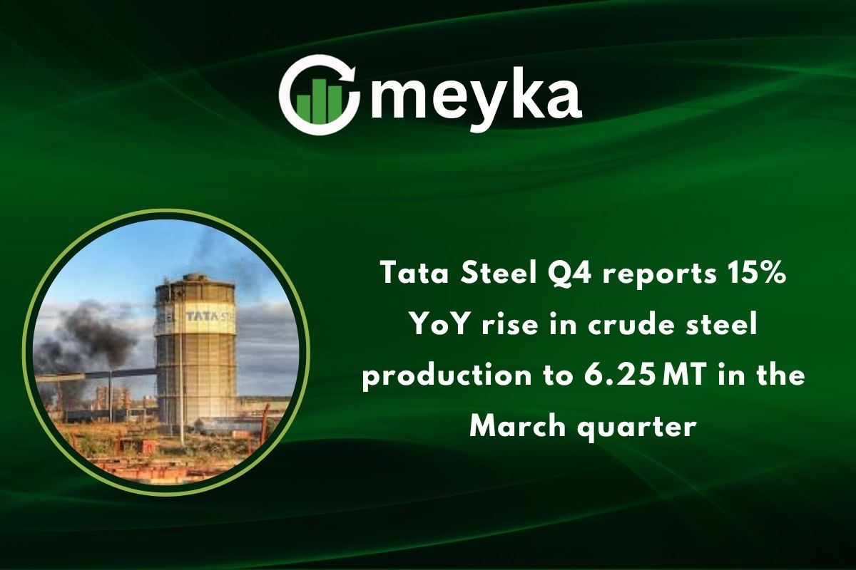Tata Steel Q4 reports 15% YoY rise in crude steel production to 6.25 MT in the March quarter