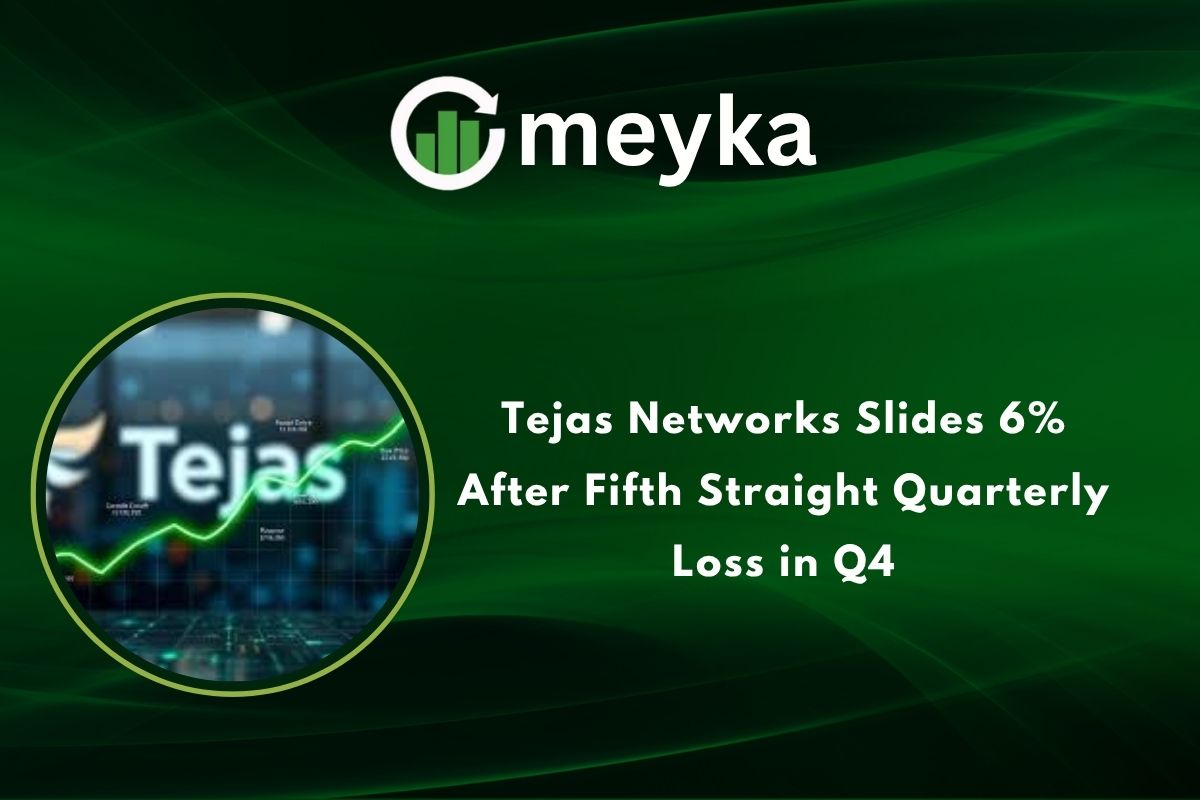 Tejas Networks Slides 6% After Fifth Straight Quarterly Loss in Q4