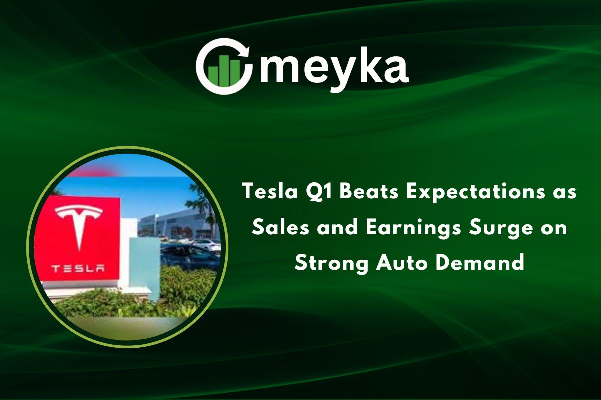 Tesla Q1 Beats Expectations as Sales and Earnings Surge on Strong Auto Demand
